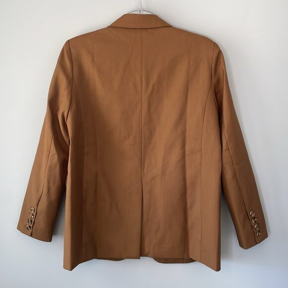 Brown structured oversized blazer - Picture 5 of 5